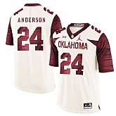 Oklahoma Sooners 24 Rodney Anderson White 47 Game Winning Streak College Football Jersey Dzhi,baseball caps,new era cap wholesale,wholesale hats